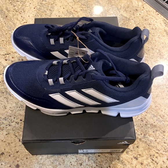 Speed Trainer 5 navy blue/white Baseball shoes price is firm! NO low ballers!!!! - Picture 1 of 6